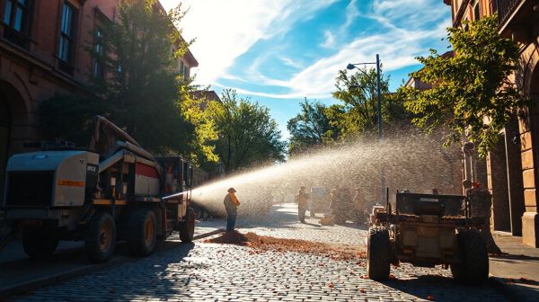 10 bénéfices d'un nettoyage de voirie pour revitaliser les villes